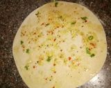A picture of step 4 of Chilli Garlic laccha parantha.