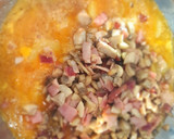 Foto del paso 3 de la receta: Tortilla de champiñones y bacon al horno