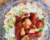A picture of step 4 of Roasted tomatoes pasta.