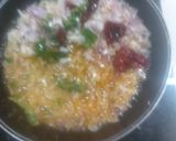 A picture of step 2 of Curry pakoda.