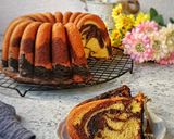 Foto langkah ke 6 dari resep Marmer Brownies Cake.