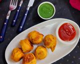 A picture of step 5 of Aloo Bonda (Potato Fritter Recipe).