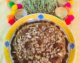 A picture of step 6 of Rava-Mawa Halwa.