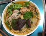 Hình bước làm 4 của món Bún riêu cua