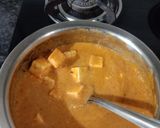 A picture of step 4 of Paneer Masala.