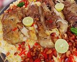 A picture of step 8 of Arabic Mutton Mandi.