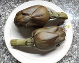 Foto del paso 3 de la receta: Alcauciles con vinagreta de mostaza