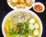 Hình bước làm 3 của món Bánh Canh Bột Xắt Giò Heo