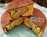 Foto langkah ke 8 dari resep Bolu Macan Rainbow.