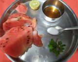 A picture of step 1 of Watermelon juice.