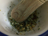 Potaje con albóndigas de bacalao