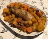 Une image de l'étape 13 de Filet mignon aux carottes bicolores et olives.