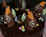 Une image de l'étape 6 de Gâteau poire chocolat pour Pâques.