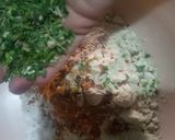 A picture of step 4 of Bajre ki aate ki masala daar roti.