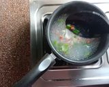 A picture of step 2 of Sabudana soup.