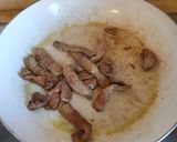 A picture of step 3 of Pork chow mein for 1.