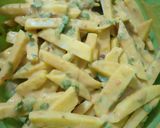 A picture of step 4 of Pakoray fries.