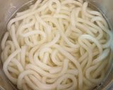 Hình bước làm 1 của món Mì udon xào nấm