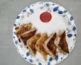 A picture of step 6 of Aloo masala Sandwich.