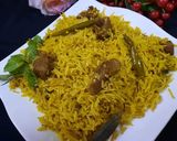 A picture of step 9 of Beef Tehari 😋👌.