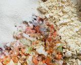 A picture of step 5 of Maggi pakoda.