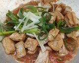 Foto langkah ke 4 dari resep Tahu Goreng Saus Cabe khas Vietnam (Dau Hu Sot Ca).