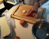 Foto del paso 5 de la receta: Pastel de queso con manzana