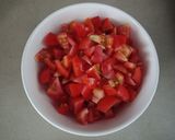 Hình bước làm 1 của món Tomato Bacon Spaghetti
