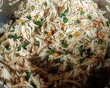 A picture of step 1 of Mystic Green & Purple Amethyst Rice Snow Dome.