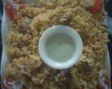 A picture of step 3 of Chicken Tahari.