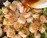 A picture of step 5 of Shrimp and Broccoli.