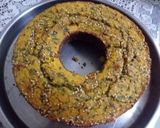 A picture of step 8 of Gujarati Handvo (multi grain savoury methi cake).