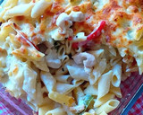 Foto del paso 11 de la receta: Mini penne en salsa bechamel con salteado de tiras de pechuga