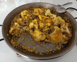 Foto del paso 4 de la receta: Paella integral de coliflor y bacalao en salazón