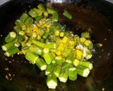 A picture of step 6 of #Ramadan.. Bhindi tometo de pyaza.