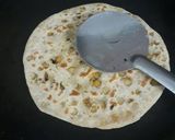 A picture of step 10 of Diabetes friendly parantha with curd and salad.