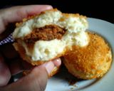 Foto langkah ke 10 dari resep Roti Goreng Isi Abon (No ulen, irit & simple).