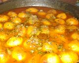 A picture of step 5 of Kashmiri Dum Aloo.