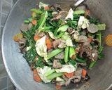 Foto langkah ke 3 dari resep Tumis Paklay Ati Ampela.