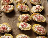 Töltött krumplihajók recept fázis 4 fotója