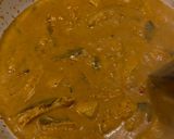 A picture of step 6 of Chicken Panang Curry.