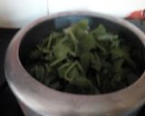 A picture of step 1 of Sarso ka saag.