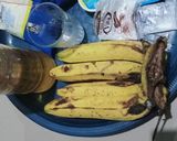 Foto langkah ke 1 dari resep Bolu pisang 🍌 panggang mix pandan.