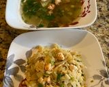 A picture of step 3 of Opo Squash Soup and Opo Squash Stir-Fried with Eggs.