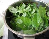 Foto langkah ke 2 dari resep Bobor Bayam dan Kacang Panjang.