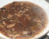 Sült csirkemell gombamártással és sültkrumplival recept fázis 4 fotója