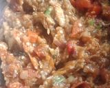 A picture of step 3 of Baigan ka bharta.