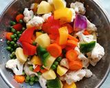 A picture of step 1 of From Valley to Veggie Bowl: The Aromatic Magic of Mix Veg Rogan Josh.
