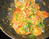 A picture of step 5 of Besan tamatar achari.