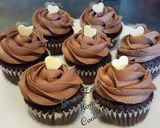 A picture of step 2 of ❤💑⚘Valentine's Day Special Vegan Quick & Easy Chocolate Cupcake.